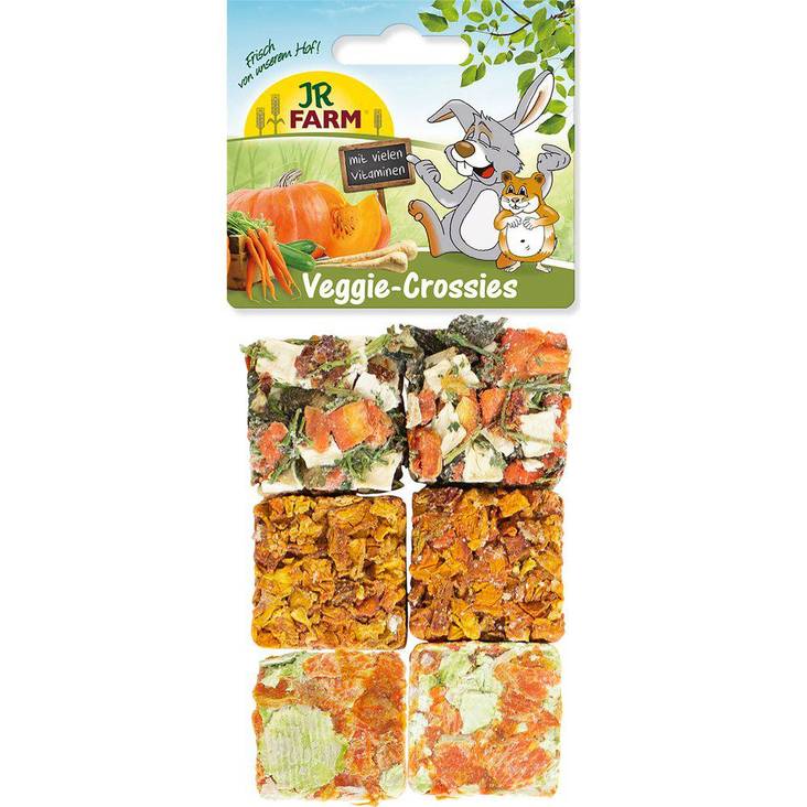 Namipala Veggies Crossies 100g JR Farm - Pieneläinten herkut ja namipalat - 033765 - 1