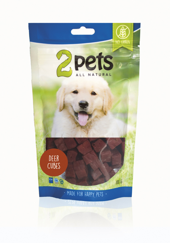 Namipalakuutiot peuraa 100g 2Pets - Koiran herkut ja makupalat - 014495 - 1