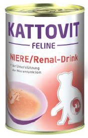 Niere/Renal juoma kissoille 135ml kana Kattovit - Kissan erikoisruokavalio säilykkeet - 010205 - 1