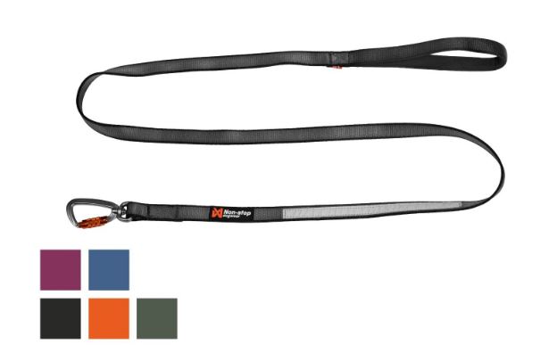 Nylontalutin Move 1,5m/10mm turvalukolla ja heijastimella oranssi Non-Stop Dogwear - Koiran nylontaluttimet - 027045 - 1