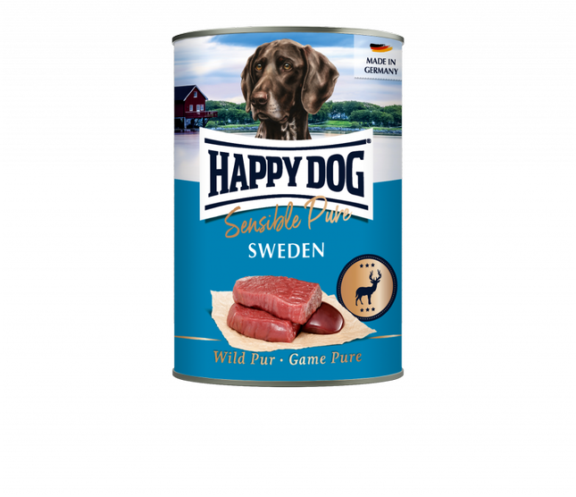 Sweden Riista Sensible Pur Happy Dog - Koiran säilykkeet aikuisille koirille - 017795 - 2