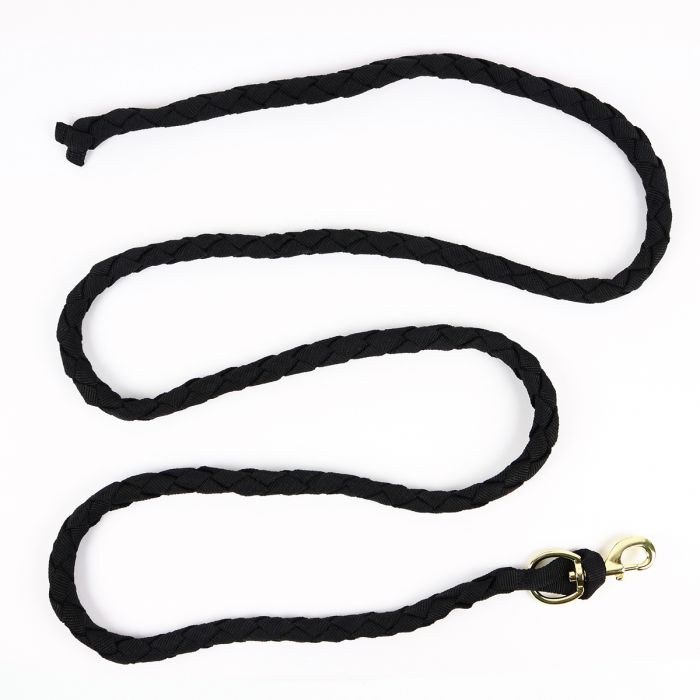 Riimunnaru Salmiakki 3m mus/mus Equitare - Hevosen nylonriimunarut - 018345 - 1