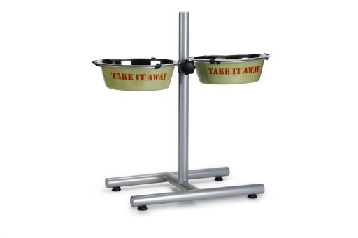 Ruokabaari 2x25cm Take it Away Beeztees - Koiran metallikupit ja telineet - 014275 - 1