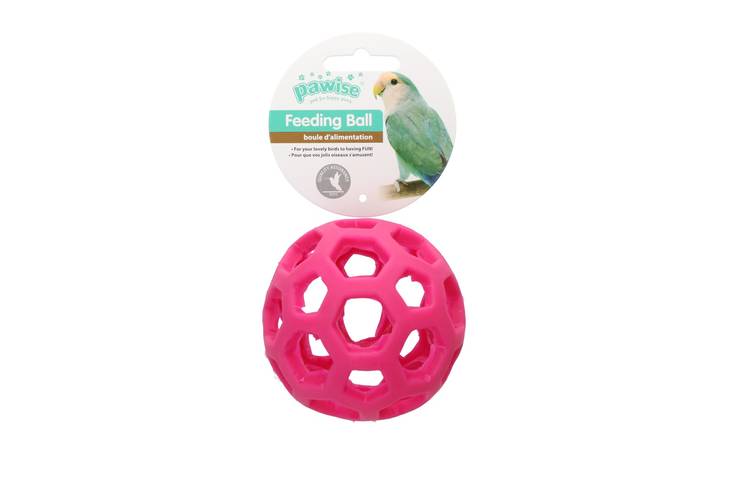 Ruokinta-/lelupallo linnuille 8cm Pawise - Lemmikkilintujen lelut ja puuhasteltavat - 024725 - 1