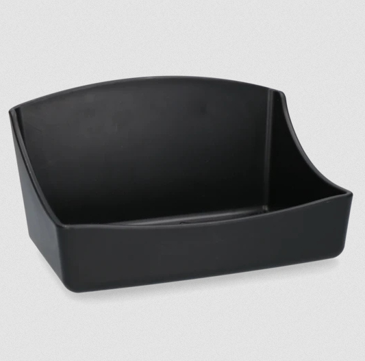 Suolakiviteline muovia 12x22x15cm musta Dura - Kotieläinten ruokinta-astiat ja ämpärit - 038105 - 1