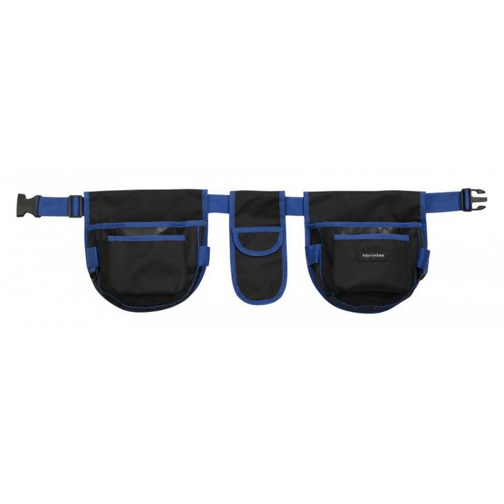 Tarvikevyö musta/sininen 75x25cm Ekkia - Hevosen hoitovälineiden säilytys - 029235 - 1