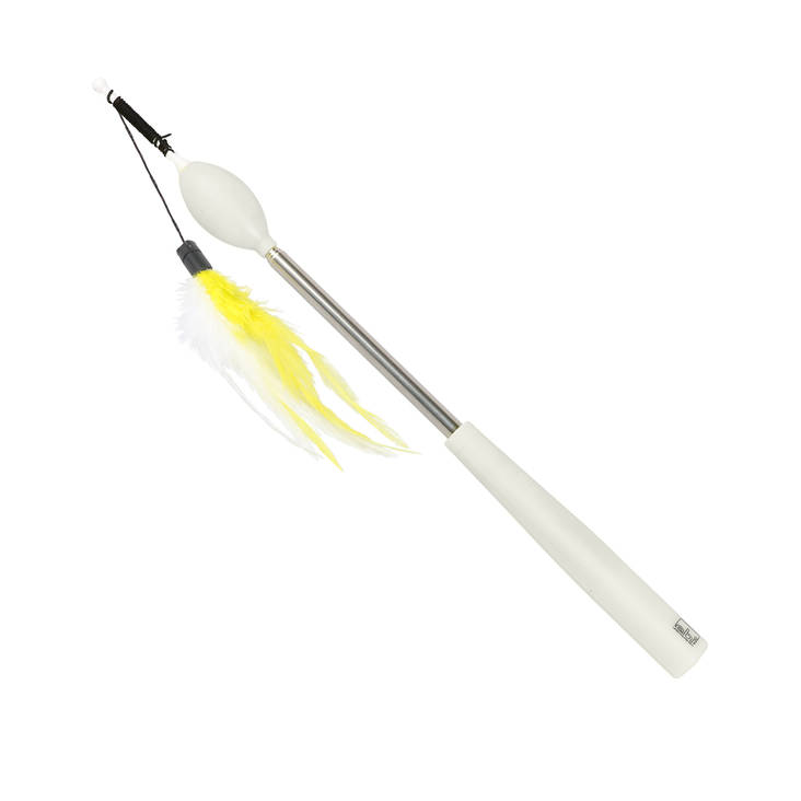 Teleskooppi Teaser 40-75cm valkoinen EBI - Kissan aktivointituoksut ja erikoislelut - 036485 - 1