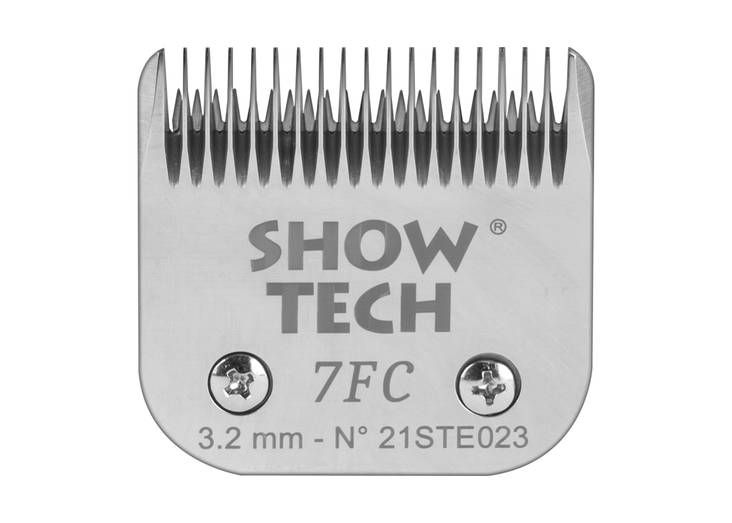 Terä 7F 3,2mm teräs/kromi Show Tech - Koiran trimmauskoneet ja terät - 018135 - 1
