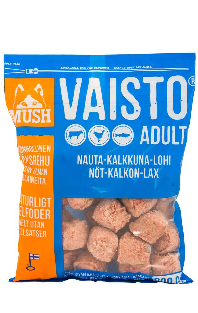 Vaisto SININEN 800g pullat MUSH - Pakaste täys- ja täydennysravinnot - 008445 - 1
