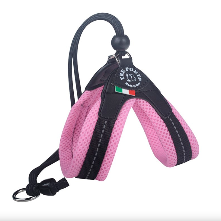 Valjas Easyfit Mesh narulla pastello pink TrePonti - Koiran perusvaljaat - 036835 - 1