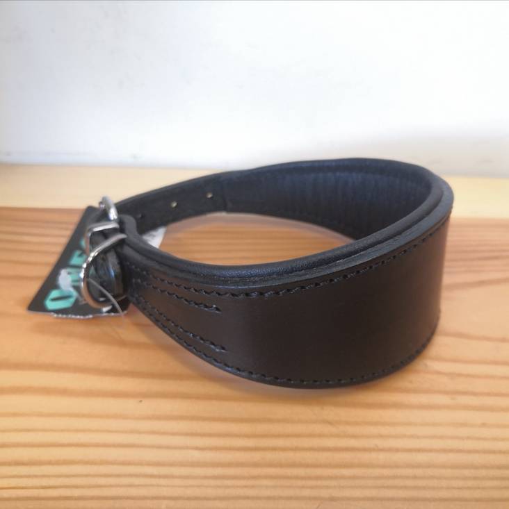 Vinttikoirapanta nahkaa 30cm musta Onega - Koiran solkipannat - 027745 - 1