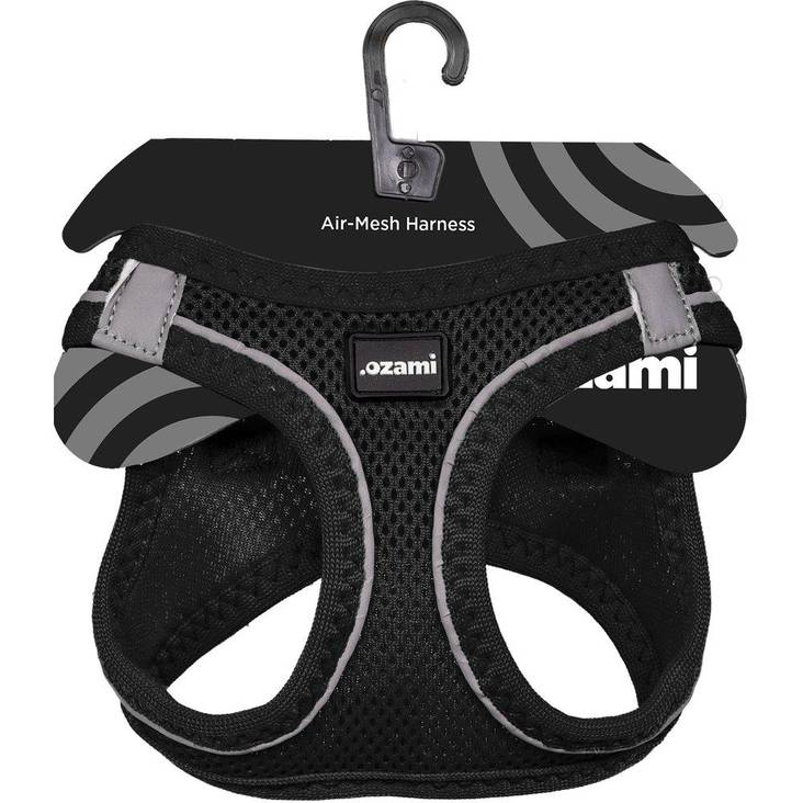 Y-valjas Air-Mesh musta Ozami - Koiran Y-valjaat - 030575 - 1