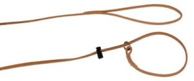 Noutajatalutin nahka 0,6x160cm vaaleanruskea Alac - Koiran näyttelytaluttimet - 010585 - 1