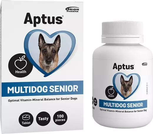 Multidog Senior 100tbl Aptus - Koiran kivennäiset ja vitamiinit - 041115 - 1