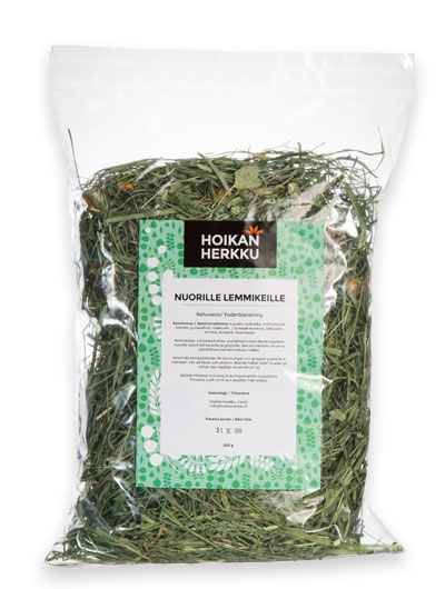 Nuorille lemmikeille rehuseos Hoikan Herkku - Pieneläinten heinät ja korsirehut - 044175 - 1