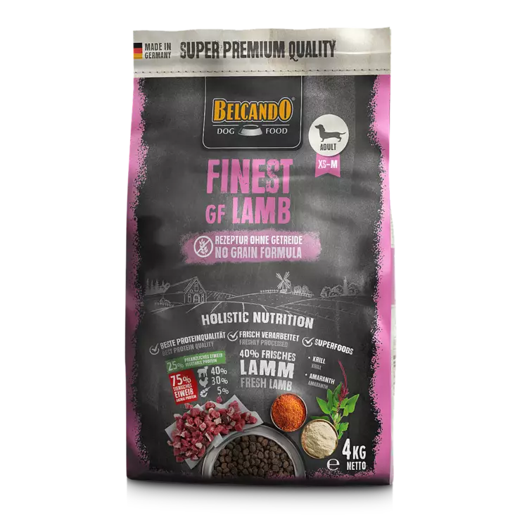 Finest Lamb Grain Free XS-M Belcando - Koiran kuivaruoat aikuisille koirille - 045345 - 1
