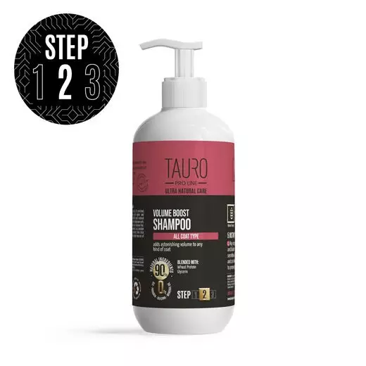 Shampoo Volume Boost 400ml Ultra Natural Care Tauro Pro Line - Koiran shampoot - 053635 - 1