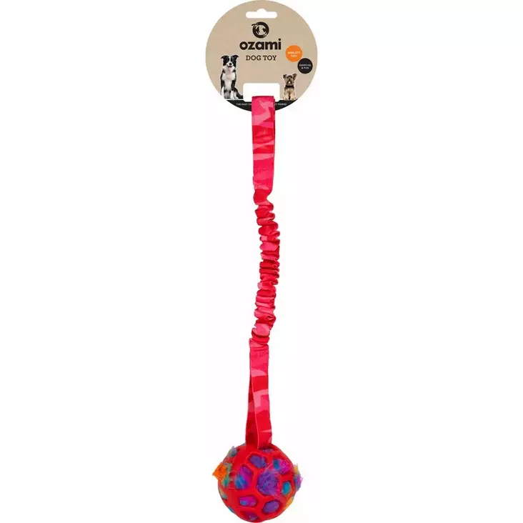 Verkkopallo Play n Tug pink camo 50cm OZami - Koiran aktivointilelut - 053695 - 1