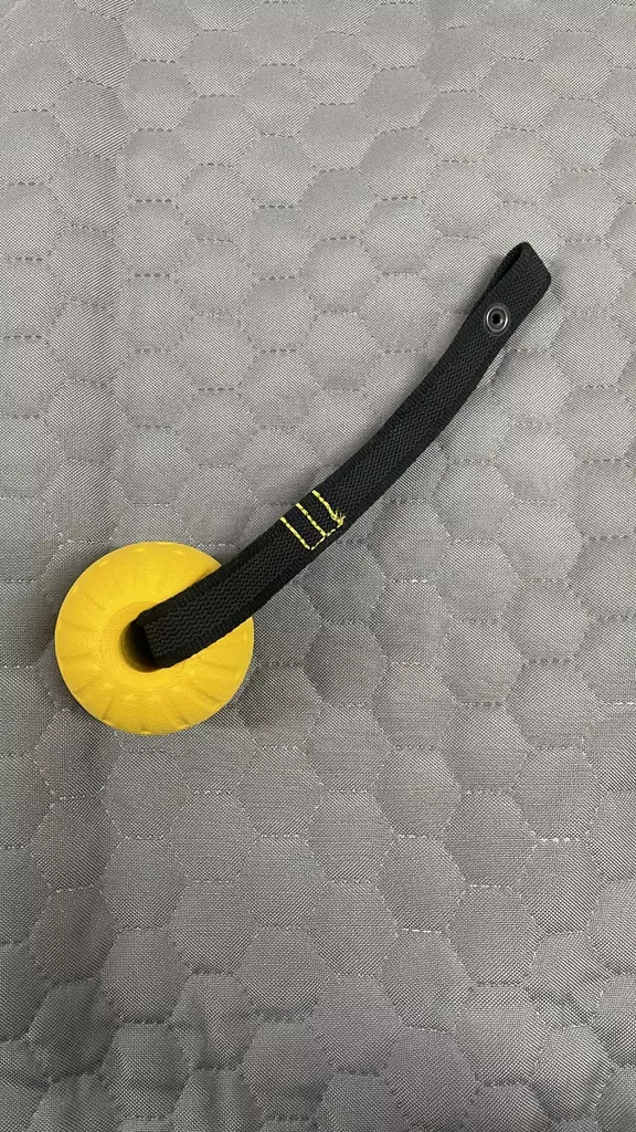 Pantapallo durafoam M noin 7/26cm kelta-musta - Koiran pallot ja heittolelut - 056635 - 1