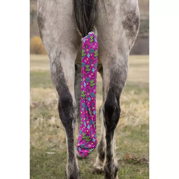 Häntäsuoja lycra Neon Yeehaw! lila Schulz Equine - Hevosen kuljetus ja matkustaminen - 056645 - 1