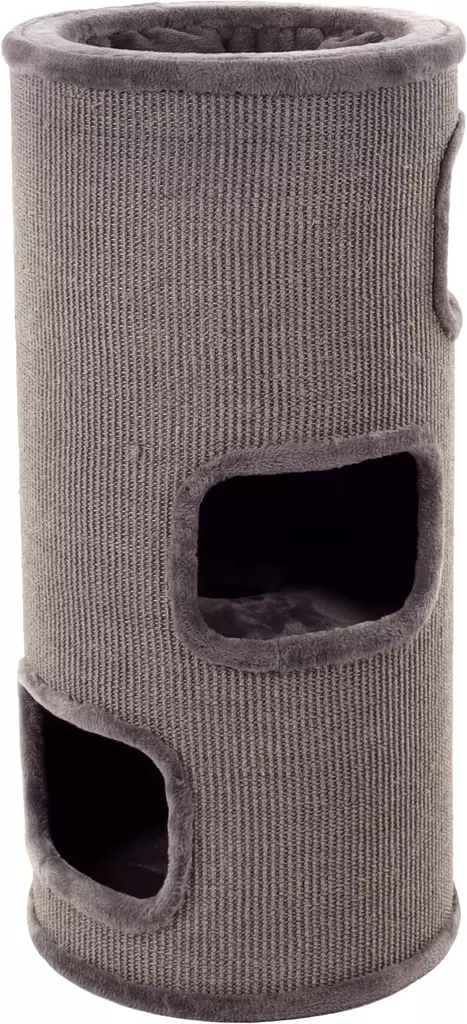 Raapimatynnyri Enes M 42x42x90cm harmaa Flamingo - Kissan raapimatynnyrit ja -tornit - 056795 - 1