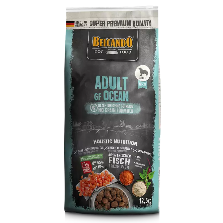 Adult Ocean Grain Free 12,5kg Belcando - Koiran kuivaruoat aikuisille koirille - 043485 - 1