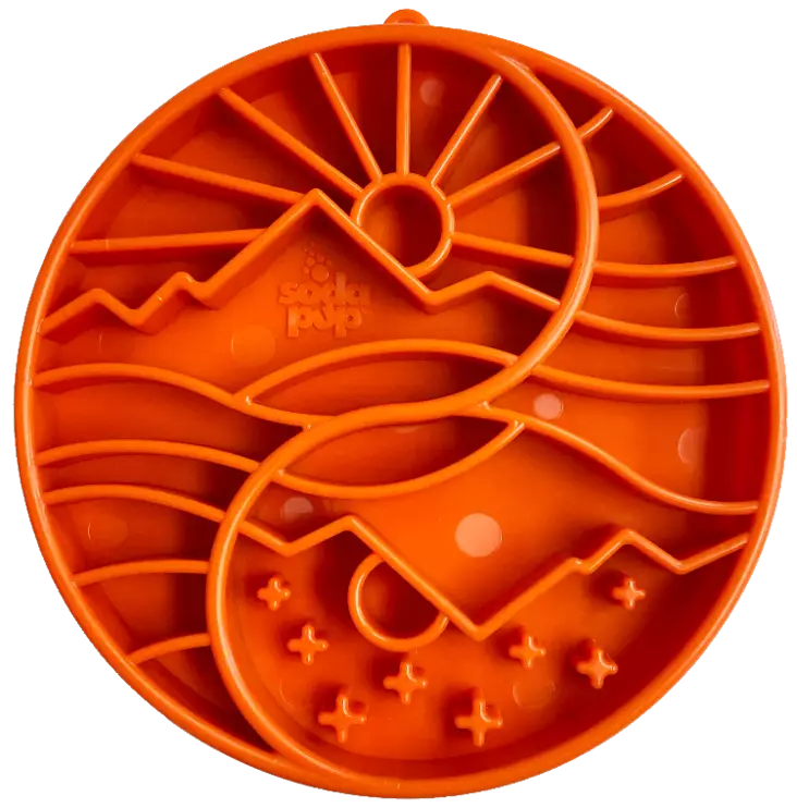Aktivointikuppi Yin Yang eBowl 20x3,6cm oranssi SodaPup - Koiran aktivointilelut - 050605 - 1