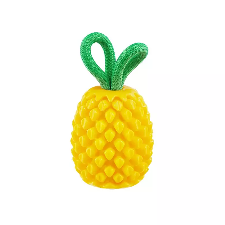 Aktivointilelu Dental Pineapple keltainen Outward Hound - Koiran aktivointilelut - 051815 - 1