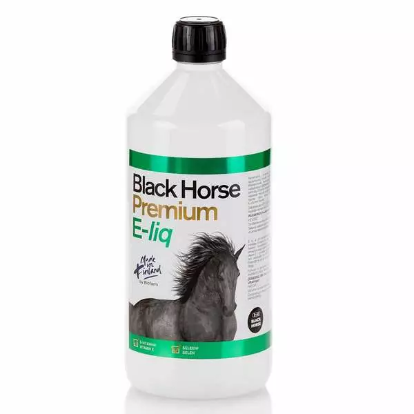 E-liq 1L Black Horse Premium - Hevosen kivennäiset ja vitamiinit - 013505 - 2