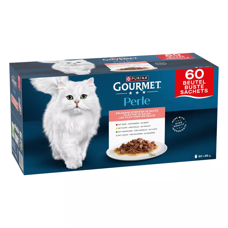 Gourmet Perle Mini Filets 60x85g kastike - Aikuisten kissojen säilykkeet - 007045 - 3