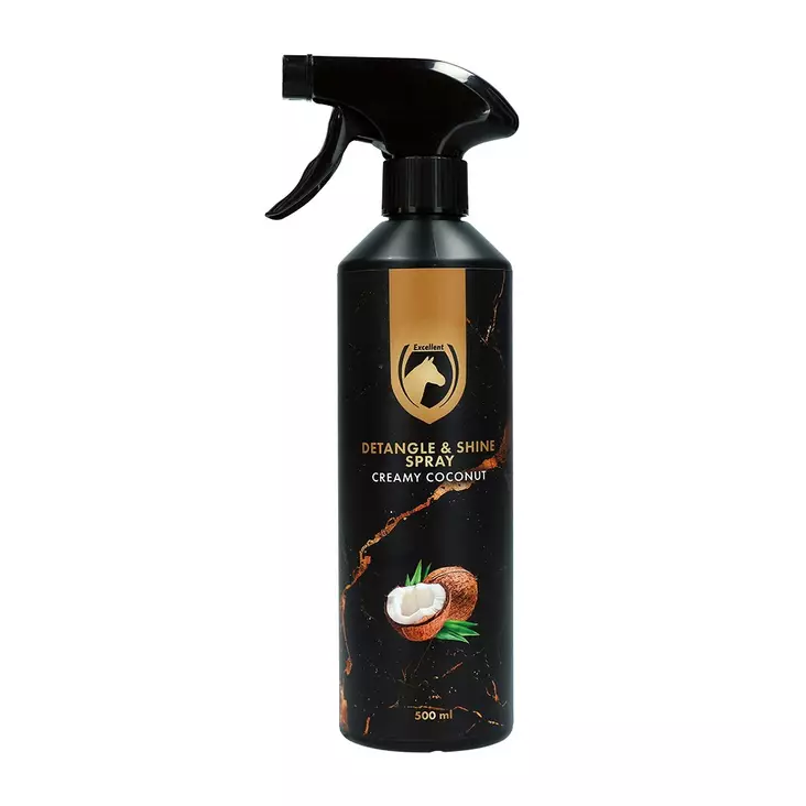 Harjaussuihke Detangle & Shine Spray Creamy Coconut Excellent Horse - Hevosen hoito-, ja kiillotusaineet - 056385 - 1