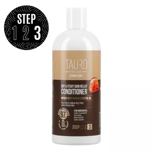 Hoitoaine Dry & Itchy Skin 400ml Derma Care Tauro Pro Line - Koiran hoitoaineet - 052275 - 1