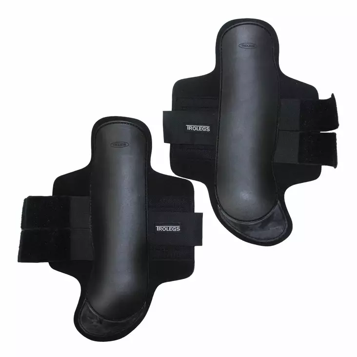 Hiittisuojat Light keskimitta pari musta Tro-Legs - Hevosen vuohis- ja hivutussuojat - 055695 - 1