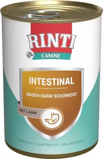 Intestinal Gastrointestinal lammas 400g Rinti canine - Koiran säilykkeet erityisruokavaliot - 003825 - 2