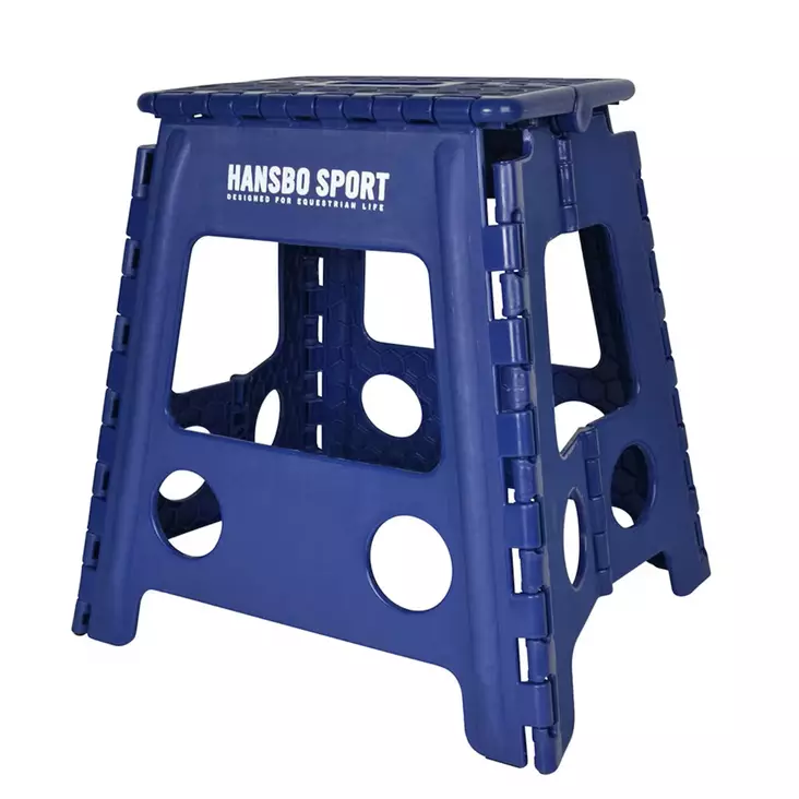 Jakkara kokoontaitettava sininen muovia Hansbo Sport - Telineet, koukut ja ripustimet - 056675 - 1