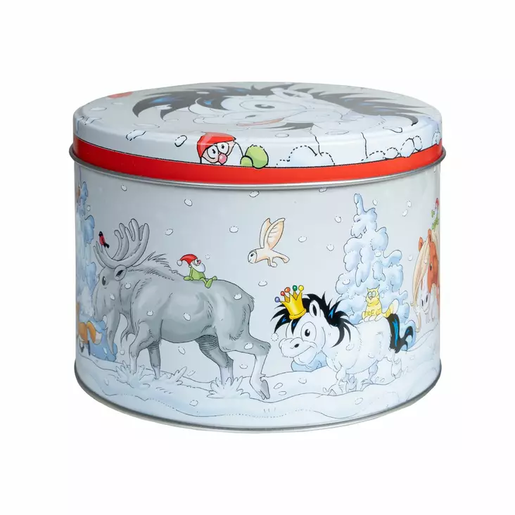 Joulupurkki Polle kulkue pyöreä 14x10cm Martinex - Koti ja sisustus - 059445 - 1