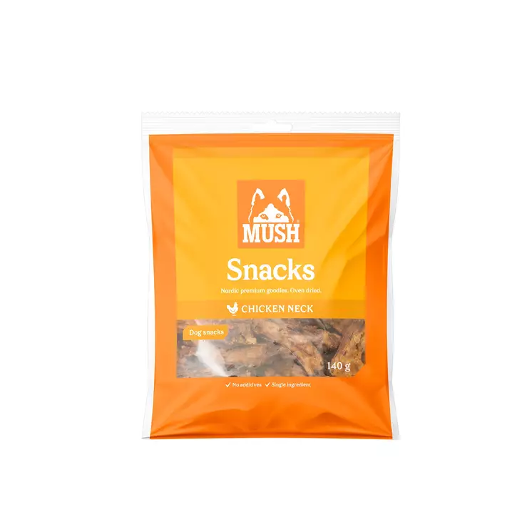 Kanankaulat 140g kuivattu Snacks MUSH - Koiran herkut ja makupalat - 059715 - 1