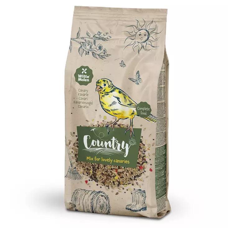 Kanarialinnun rehuseos 2,5kg Country Witte Molen - Lemmikkilintujen ruoka - 047375 - 3