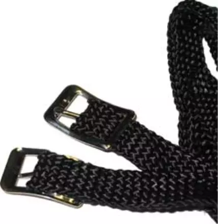 Kannusremmit nylonia pari musta Hansbo Sport - Ratsastajan kannukset ja tarvikkeet - 025065 - 1