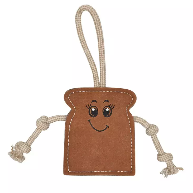 Koiranlelu Toast iso mokka PET Hansbo Sport - Koiran pehmolelut - 051875 - 1