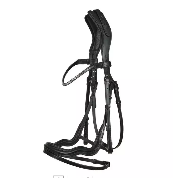 Suitset Sienna Jumping FULL musta Catago - Ratsuhevosen suitset ja turpahihnat - 054415 - 1
