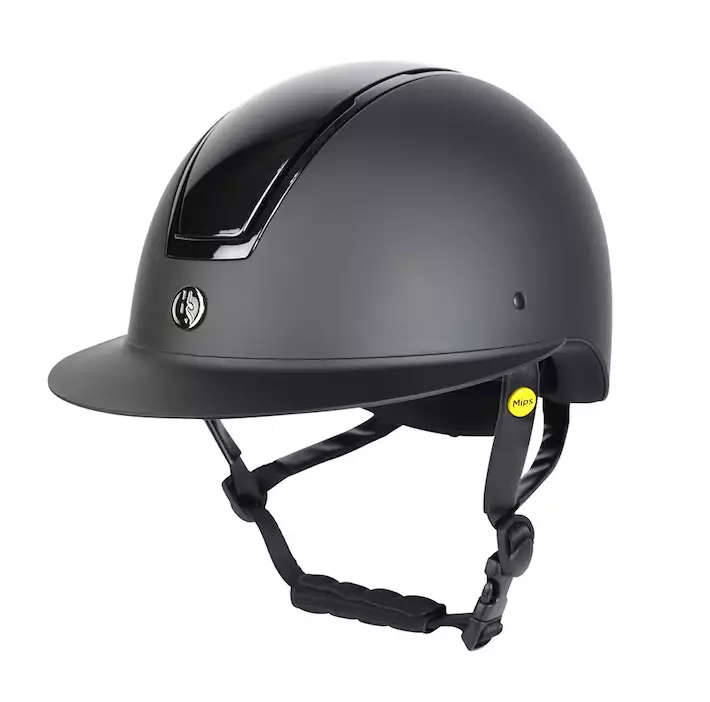 Kypärä Mips Vision matta Agat musta Hansbo Sport - Ratsastuskypärät - 038815 - 1