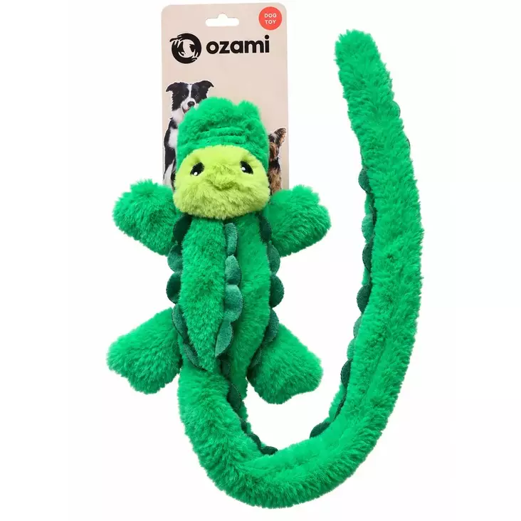 Häntäkrokotiili Tailrope Crocodile 28cm vihreä Ozami - Koiran pehmolelut - 060175 - 1