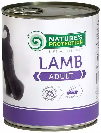 Lammas 200g prk Nature's Protection dog - Koiran säilykkeet aikuisille koirille - 043625 - 1