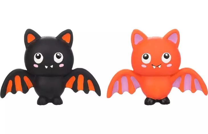 Lateksilepakko 16,5x11,5cm mustan tai oranssin kirjava Flamingo - Koiran vinyyli-, latex- ja valolelut - 050515 - 1