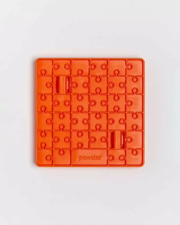 Lisäpala Terra 12x12x1cm tummaoranssi Pawzler - Koiran aktivointilelut - 059895 - 1