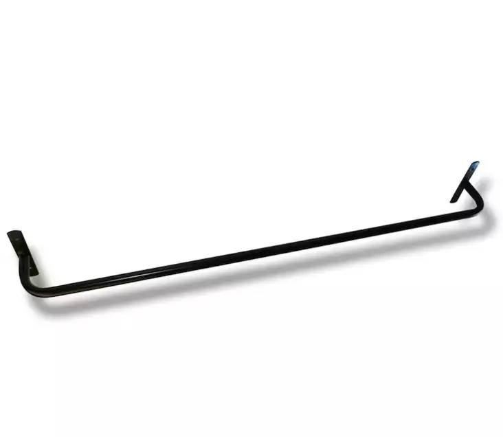 Loimiteline 1mx10cm kiinteä musta Hansbo Sport - Telineet, koukut ja ripustimet - 014065 - 1