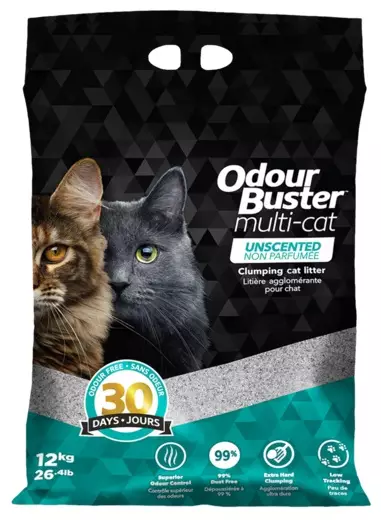 Odour Buster Multicat 12kg mikrohiekka - Kissanhiekat ja hiekan hajusteet - 016745 - 2