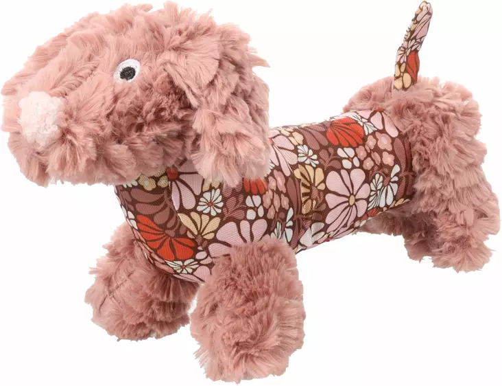 Pehmokoira Rozette 35cm pinkki Flamingo - Koiran pehmolelut - 056255 - 1