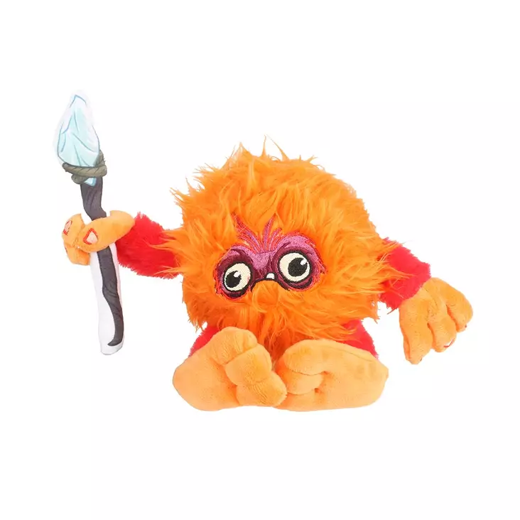 Pehmolelu pallolla Mamapoot Smurffi oranssi Duvo+ - Koiran pehmolelut - 054275 - 1